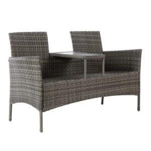 Sual Patio Bench Double Chair patiosindesign patios indesign