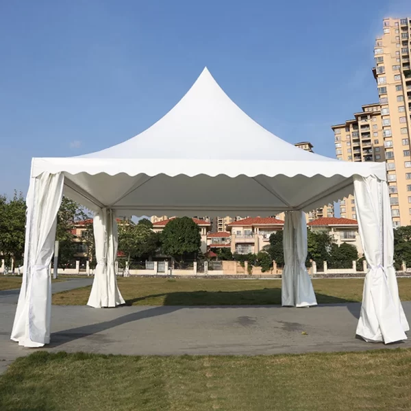 5X5 Professional High Quality White Wedding Party Event Waterproof Exhibition tents Garden Marquee Trade Show Tent Pagoda Tents - Image 6