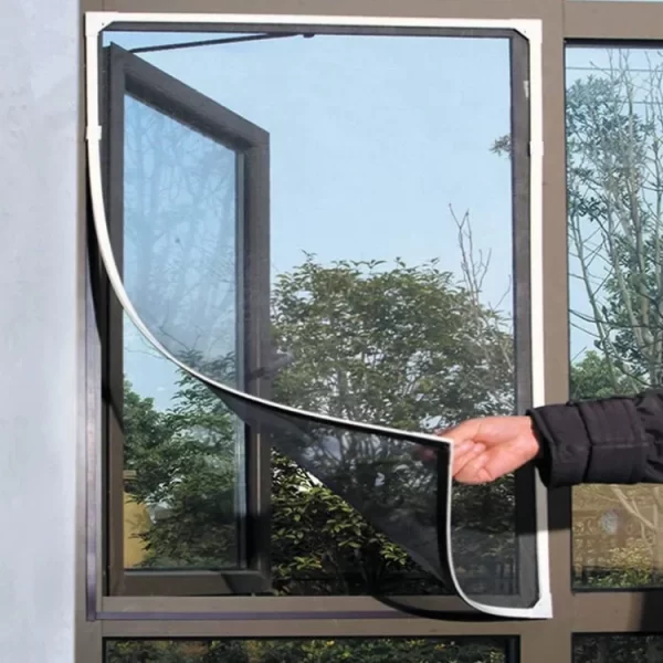 Mosquito Enter The Multilayer Stainless Steel Dust Proof Net Fiberglass PVC magnetic Window Screen - Image 6