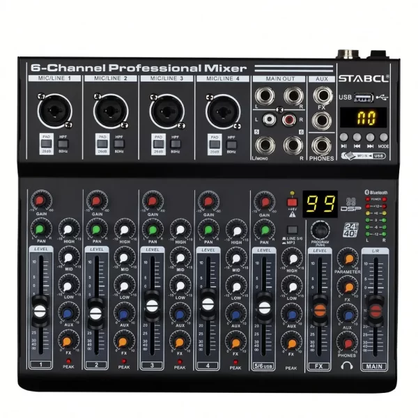 Professional 99 DSP Audio dj mixer speakers audio sound recording studio equipment system console - Image 5