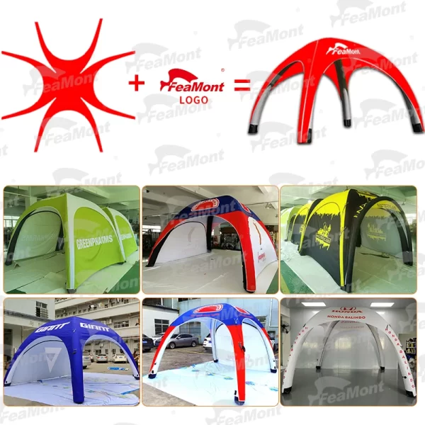 Outdoor promotional event sport custom advertising trade show print canopy gazebo inflatable tent - Image 4