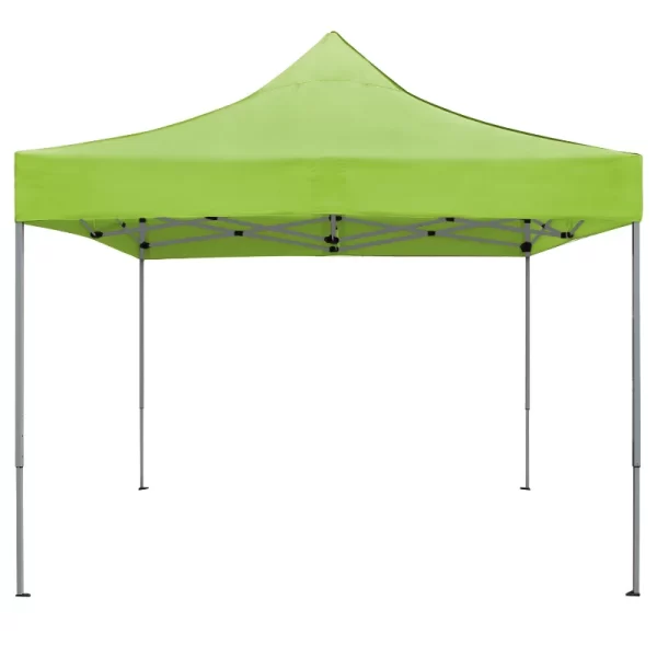 Lacoo 10' x 10' Pop-up Canopy with Straight Legs Wedding Party Tent Folding Gazebo Beach Canopy with Carry Bag, Red sheds - Image 5