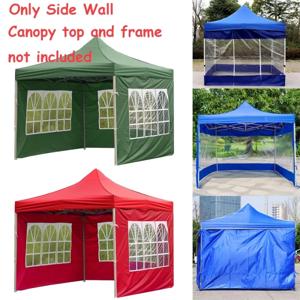 1PC 10 x 10 Outdoor Tent / Gazebo Oxford Cloth Side Wall Rainproof Waterproof Tent Gazebo Garden Shade Shelter NO Canopy Top NO Frame - Image 2