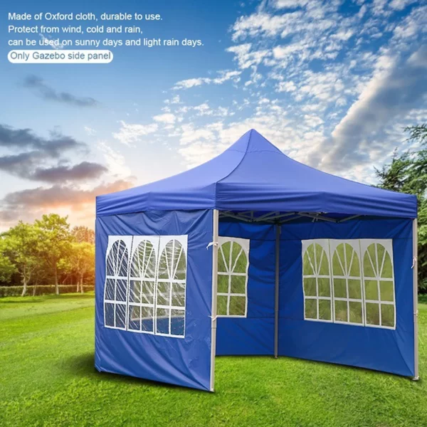 1PC 10 x 10 Outdoor Tent / Gazebo Oxford Cloth Side Wall Rainproof Waterproof Tent Gazebo Garden Shade Shelter NO Canopy Top NO Frame