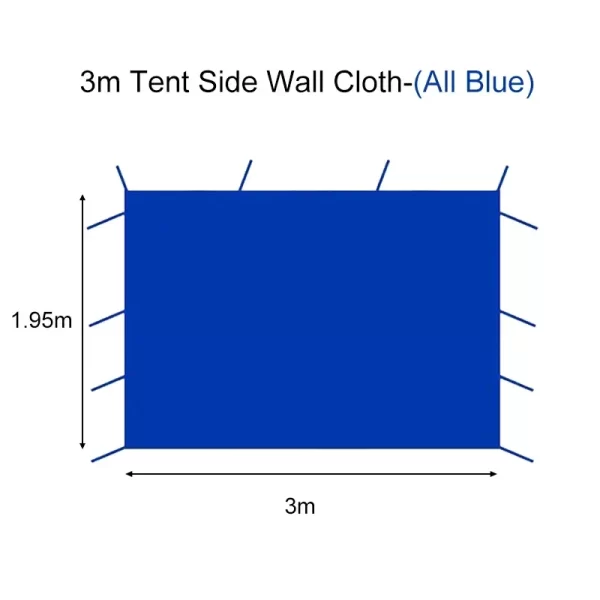 1PC Waterproof Oxford Cloth for Tents Only Side Wall without Canopy Outdoor Rainproof Sun Shade cloth Canopy Gazebo Accessories - Image 2