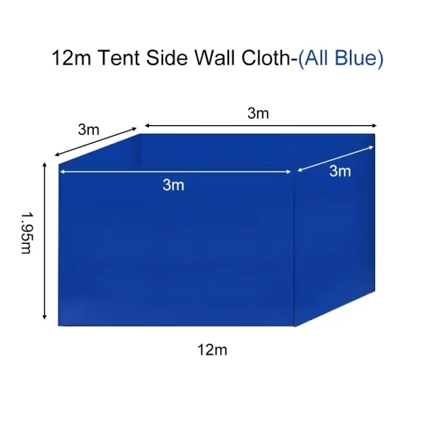 1PC Waterproof Oxford Cloth for Tents Only Side Wall without Canopy Outdoor Rainproof Sun Shade cloth Canopy Gazebo Accessories - Image 3