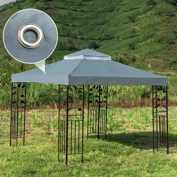 3x3M Garden Camping Awning Tent Shelter Waterproof Outdoor Tent Canopy Top Roof Sun Shadow Cover Gazebos Patio Garden Buildings - Image 4