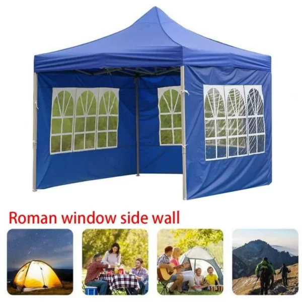 Cloth Surround Sidewall Window Tent Activities Windproof Parts Large Outdoor Folding Replacement Waterproof Roman Sunscreen - Image 3