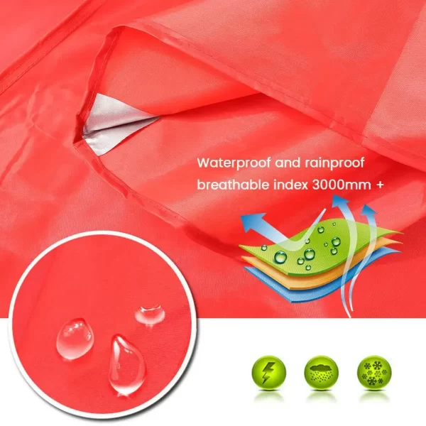 Cloth Surround Sidewall Window Tent Activities Windproof Parts Large Outdoor Folding Replacement Waterproof Roman Sunscreen - Image 4