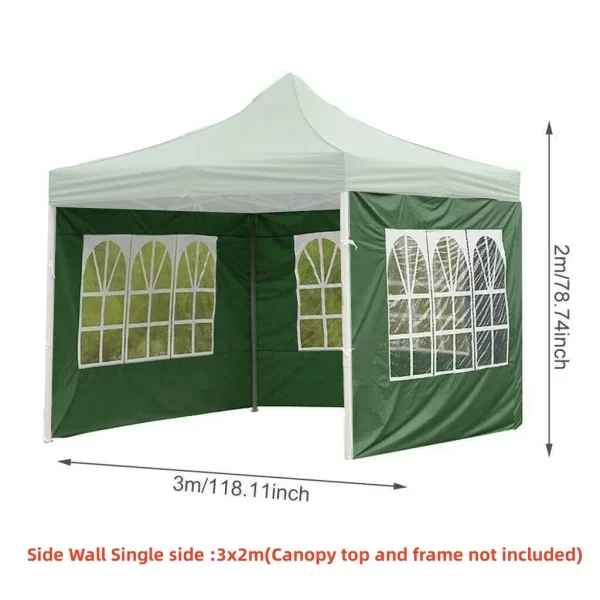 Cloth Surround Sidewall Window Tent Activities Windproof Parts Large Outdoor Folding Replacement Waterproof Roman Sunscreen