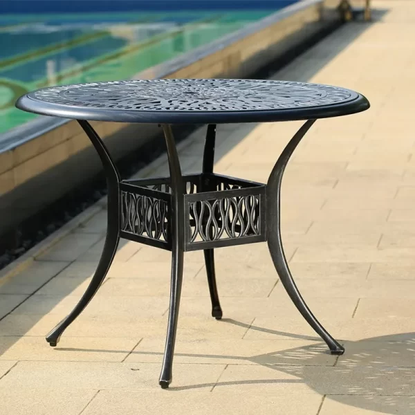 New Design Sale Outdoor furniture  patio sets wrought iron aluminum table and chairs - Image 4