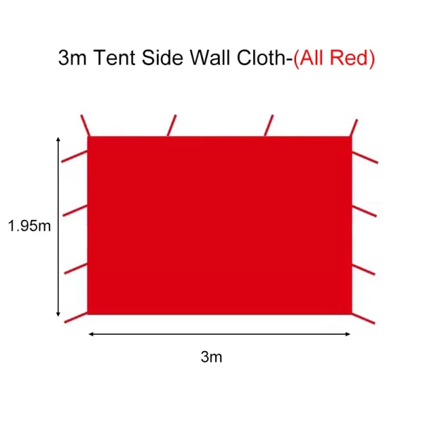 1PC Waterproof Oxford Cloth for Tents Only Side Wall without Canopy Outdoor Rainproof Sun Shade cloth Canopy Gazebo Accessories - Image 5