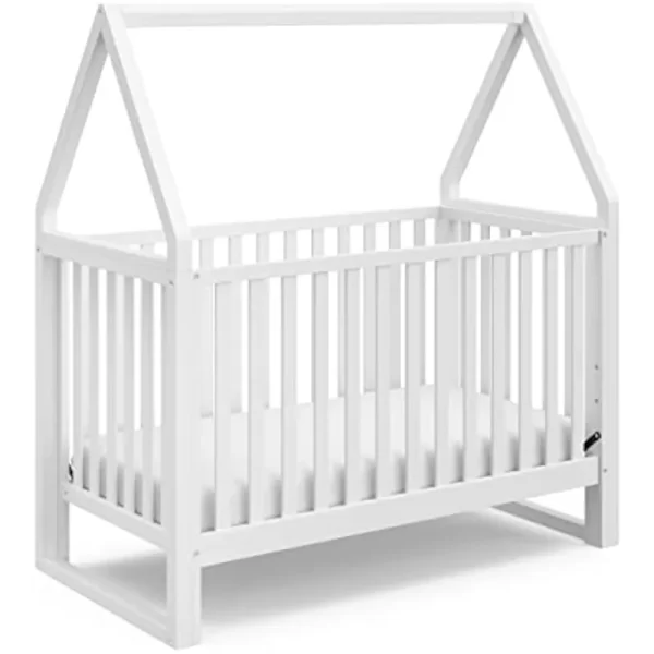 Storkcraft Orchard 5-in-1 Convertible Crib to Bed (White) – GREENGUARD Gold Certified